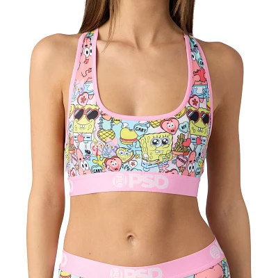 PSD SpongeBob SquarePants Heart Sports Bra