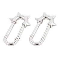 Spiked Safety Pin Earrings - 4 Gauge