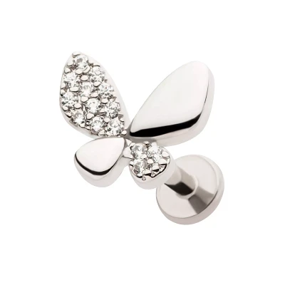 Butterfly Cartilage Earring - 18 Gauge