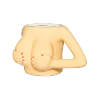 Holding Boobs Molded Coffee Mug