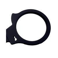 Black Silicone Handcuffs - Pleasure Bound