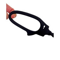 Black Silicone Handcuffs - Pleasure Bound