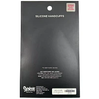 Black Silicone Handcuffs - Pleasure Bound