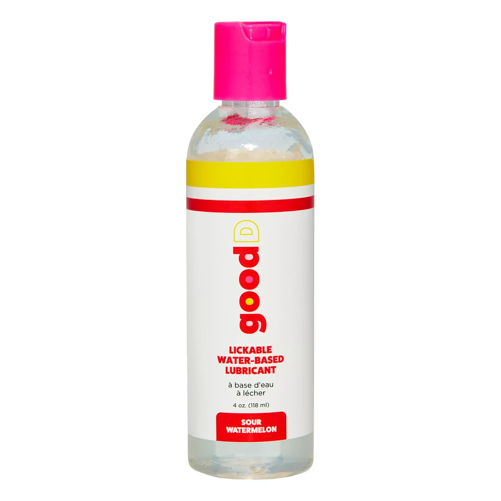 Sour Watermelon Flavored Lickable Lubricant 4 oz. - good D