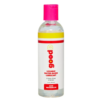 Sour Watermelon Flavored Lickable Lubricant 4 oz. - good D