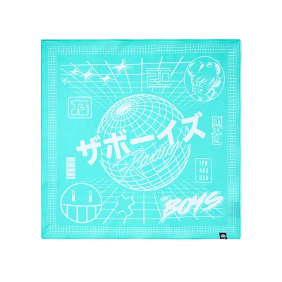 The Boys Teal Racing Bandana