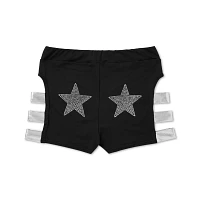 Rhinestone Star Booty Shorts