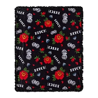 Y2K Bitch Dice Fleece Blanket