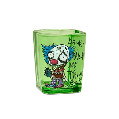 Drinkin Helps Me Think Stuff Shot Glass 2.5 oz. - Gus Fink