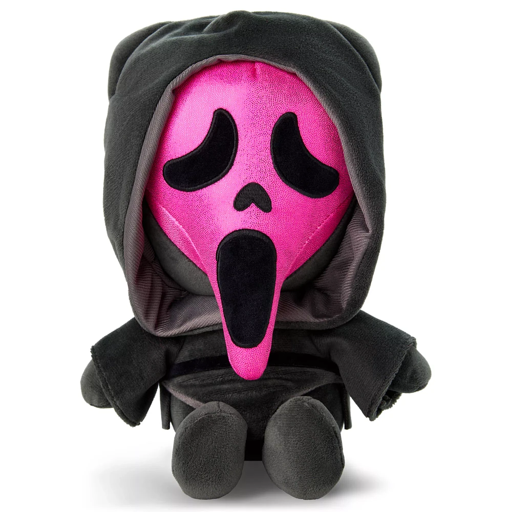 Ghost Face Pink Bling Plush