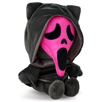 Ghost Face Pink Bling Plush
