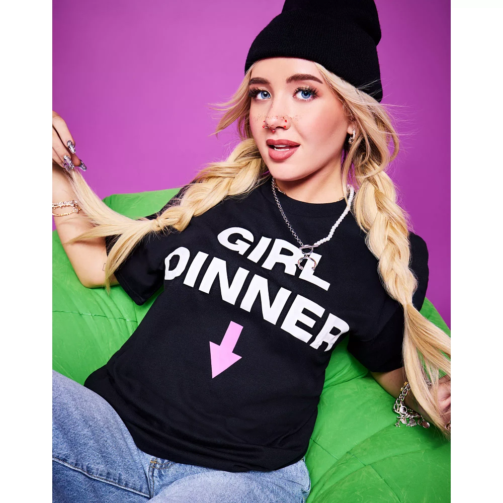 Girl Dinner T Shirt - Kayla Malecc