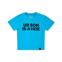Blue Ur Son Is A Hoe Baby T Shirt - Kayla Malecc