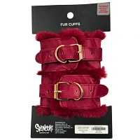 Sangria Fur Cuffs - Pleasure Bound
