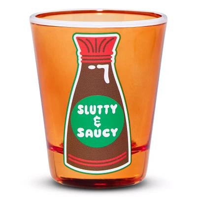 Slutty and Saucy Shot Glass - 1.5 oz.