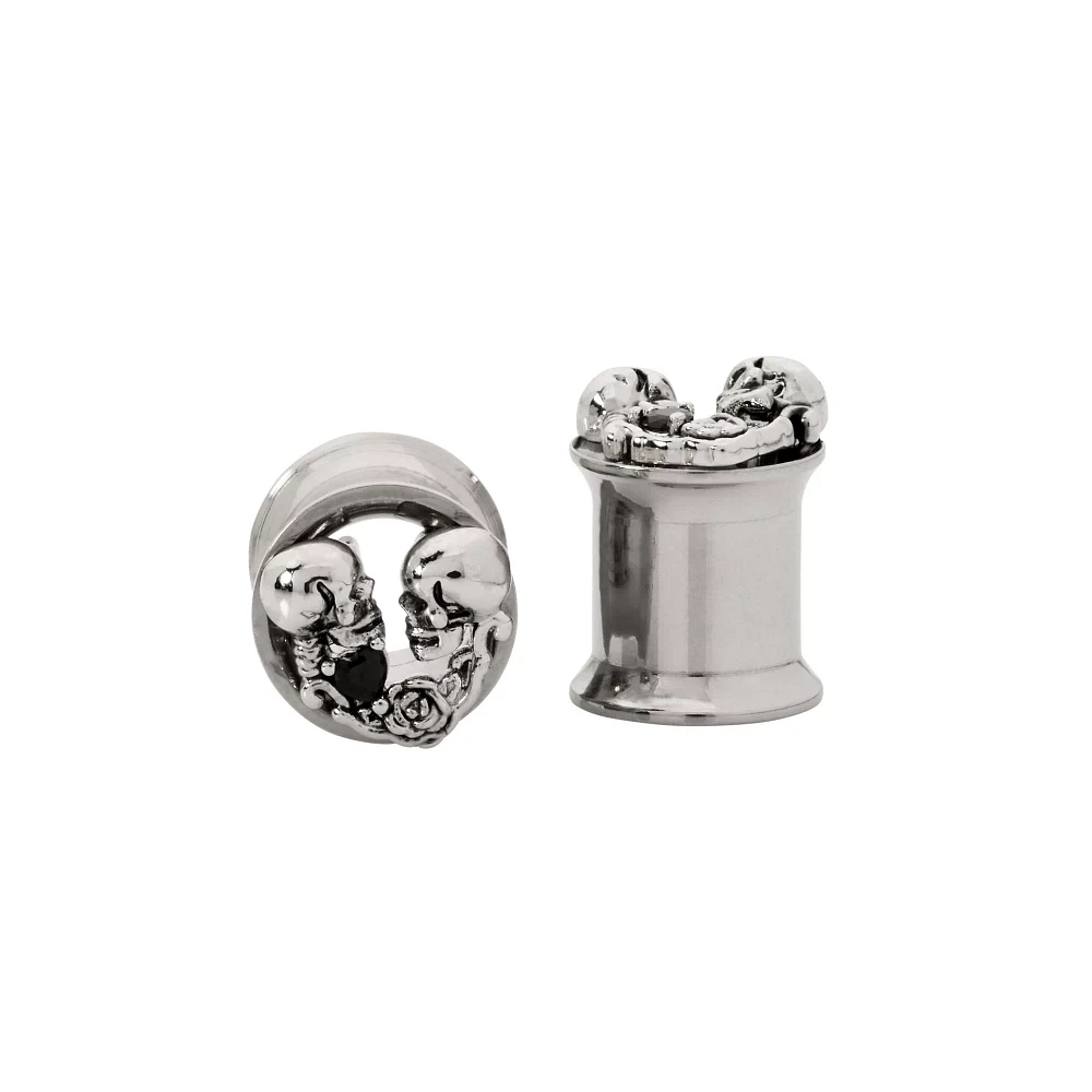 Silvertone Skeleton Plugs