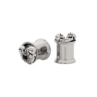Silvertone Skeleton Plugs