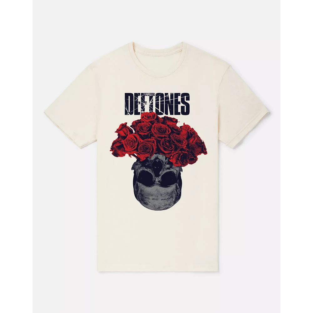 Deftones Skull Roses T Shirt