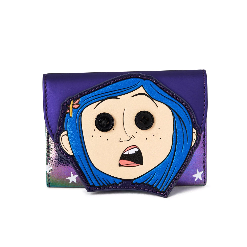 Glow in the Dark Coraline Big Face Wallet