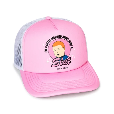 Worried About Being a Slut Pink Trucker Hat - King of the Hill