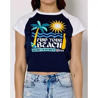 Corona Find Your Beach Baseball Baby T Shirt
