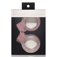 Pleasure Bound Pink Rhinestone Cuffs