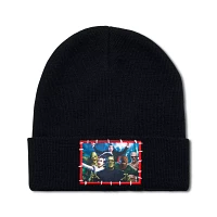 Universal Monsters Stitched Decal Knit Beanie Hat