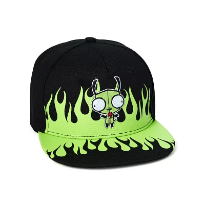 Gir Flames Snapback Hat - Invader Zim
