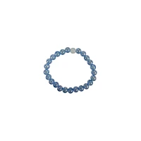 Blue and White Long Distance Beaded Bracelets