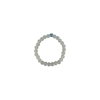 Blue and White Long Distance Beaded Bracelets
