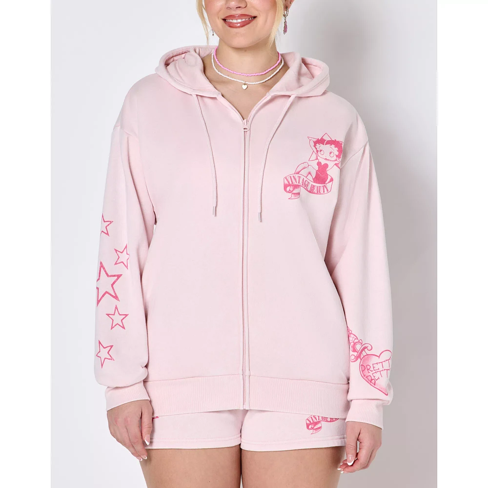 Betty Boop Zip Hoodie