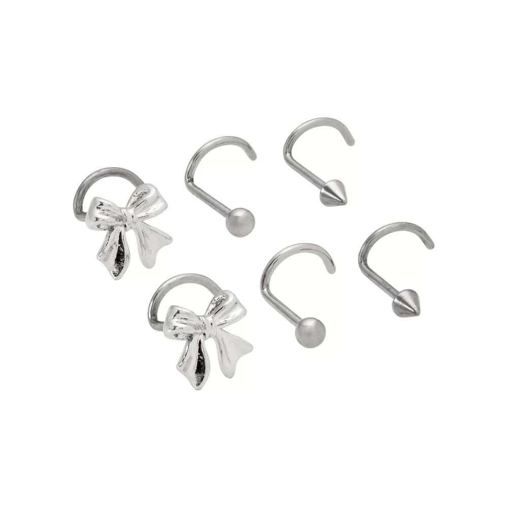 Multi-Pack Titanium Bow and Spike Nose Screws 6 Pack - 20 Gauge