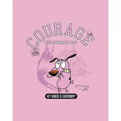 Courage the Cowardly Dog Collegiate T Shirt