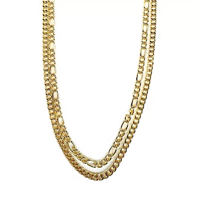 Goldtone Chain Link Multi-Row Wallet Chain
