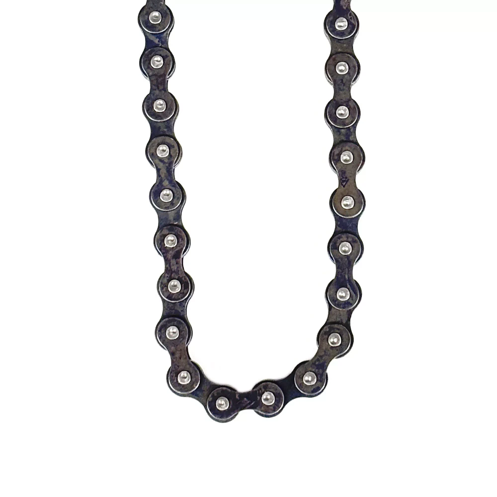Black Bike Chain Necklace