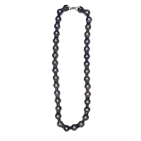 Black Bike Chain Necklace