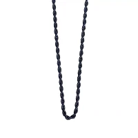 Black Rope Chain Necklace