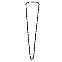 Black Rope Chain Necklace