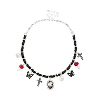 Gothic Charm Choker Necklace