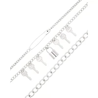 Lock and Key Triple Row Wallet Chain