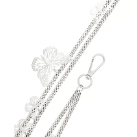 Double Row Butterfly Wallet Chain