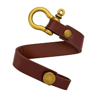 Brown and Goldtone Cuff Bracelet