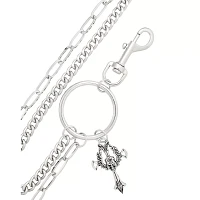 Carabiner Double Row Wallet Chain