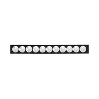 Black and Silvertone Studded Cuff Bracelet