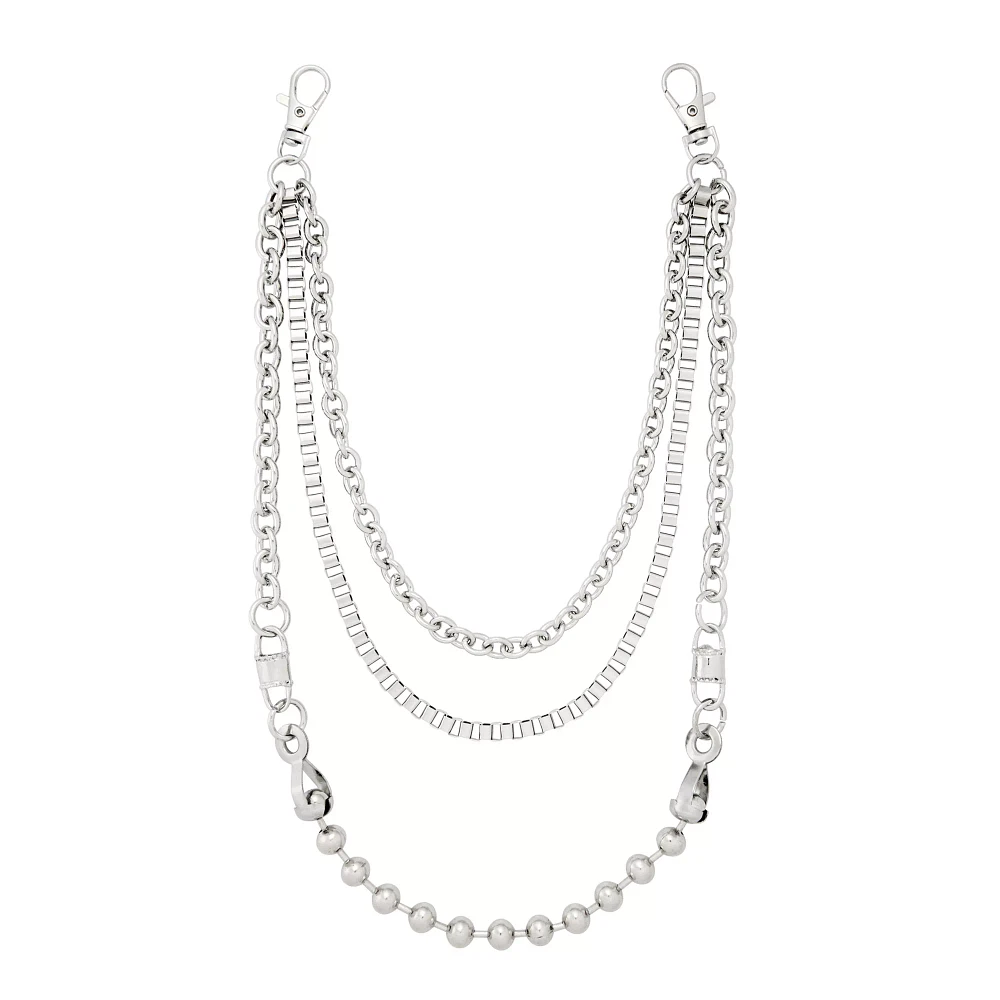 Triple Row Ball Wallet Chain