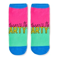 Multi-Pack Jersey Shore No Show Socks - 5 Pair