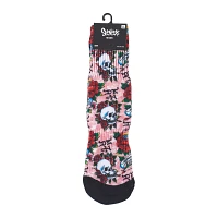 Skull Rose Crew Socks - Ed Hardy