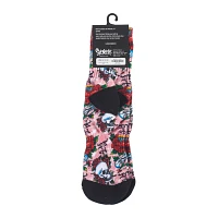 Skull Rose Crew Socks - Ed Hardy