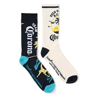 Corona Crew Socks - 2 Pair