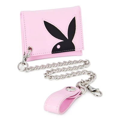 Pink and Black Playboy Bunny Chain Wallet